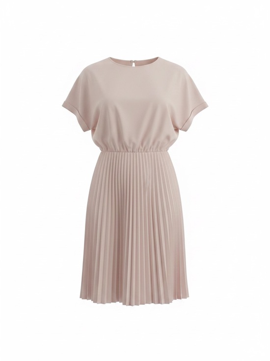 SHEIN Dresses & Skirts - SHEIN Blush Pink Pleated Midi Dress